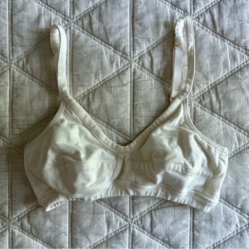 Brook There White Organic Pixy Bra 32CD